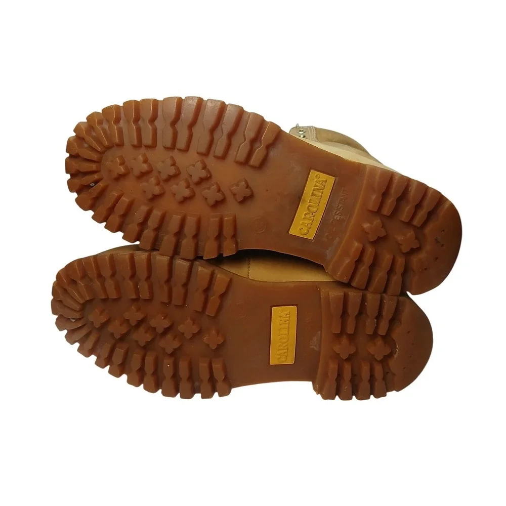 Carolina Work Boots Mens 8.5 E Wheat Waterproof Insulated 600g CA9026 EH Rated